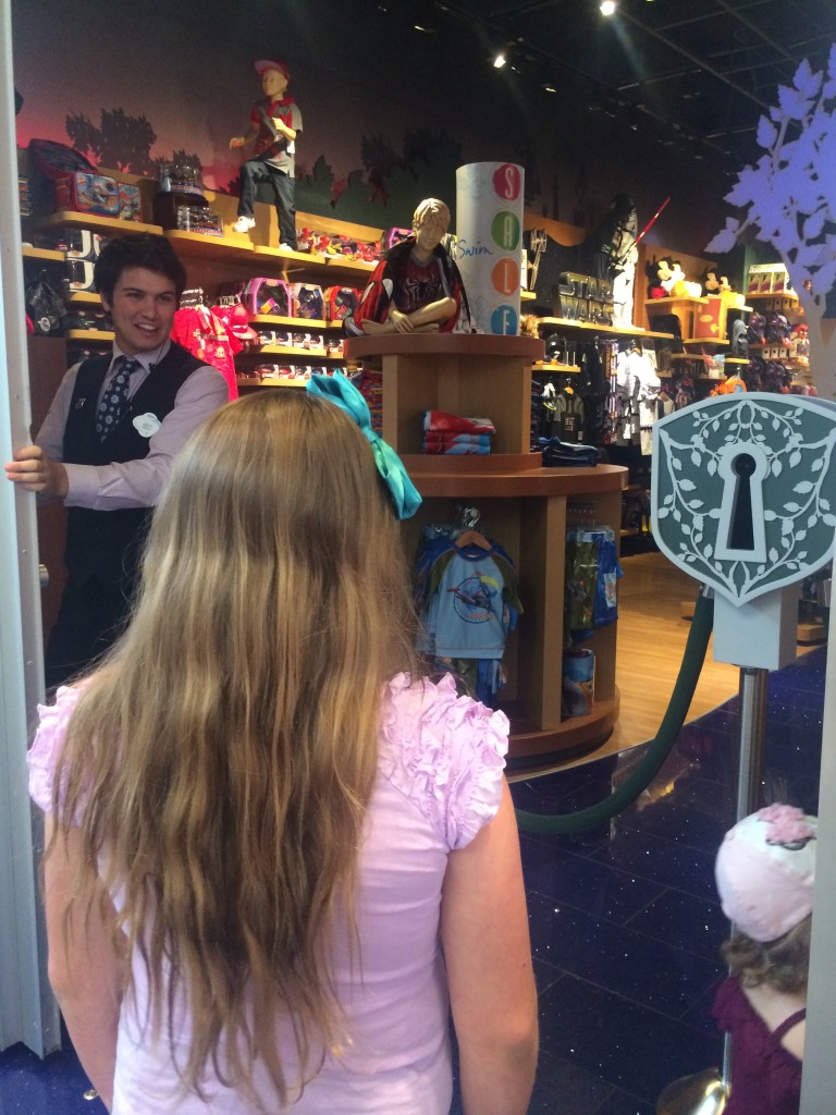 opening the Disney Store