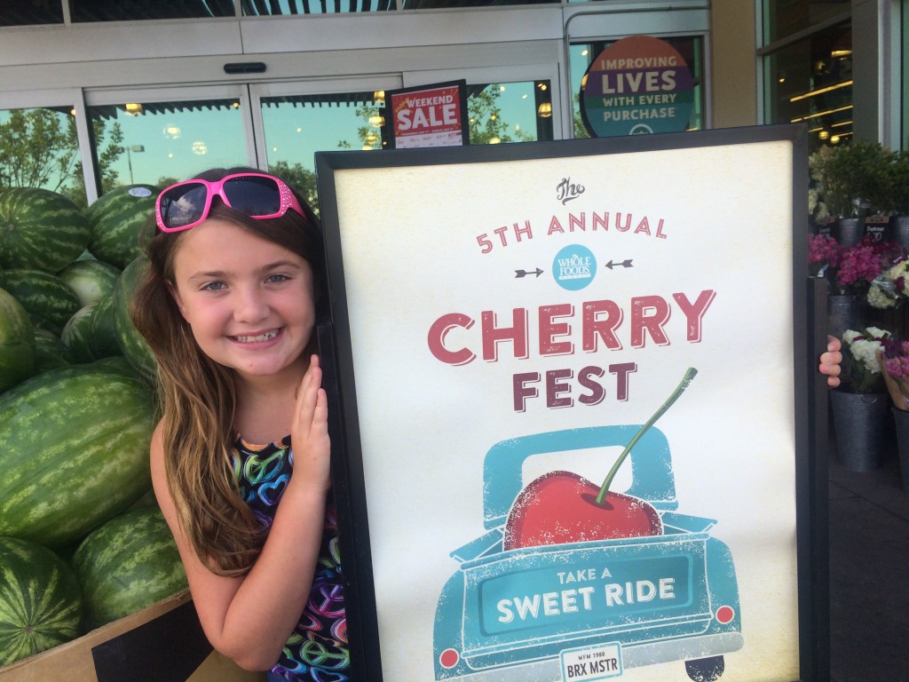 cherry fest sign