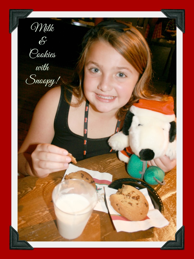 Milk and Cookies With Snoopy