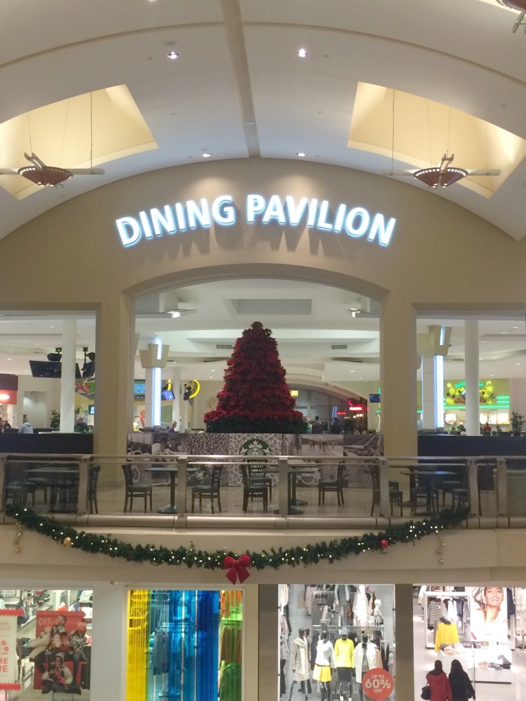 dining pavilion sign