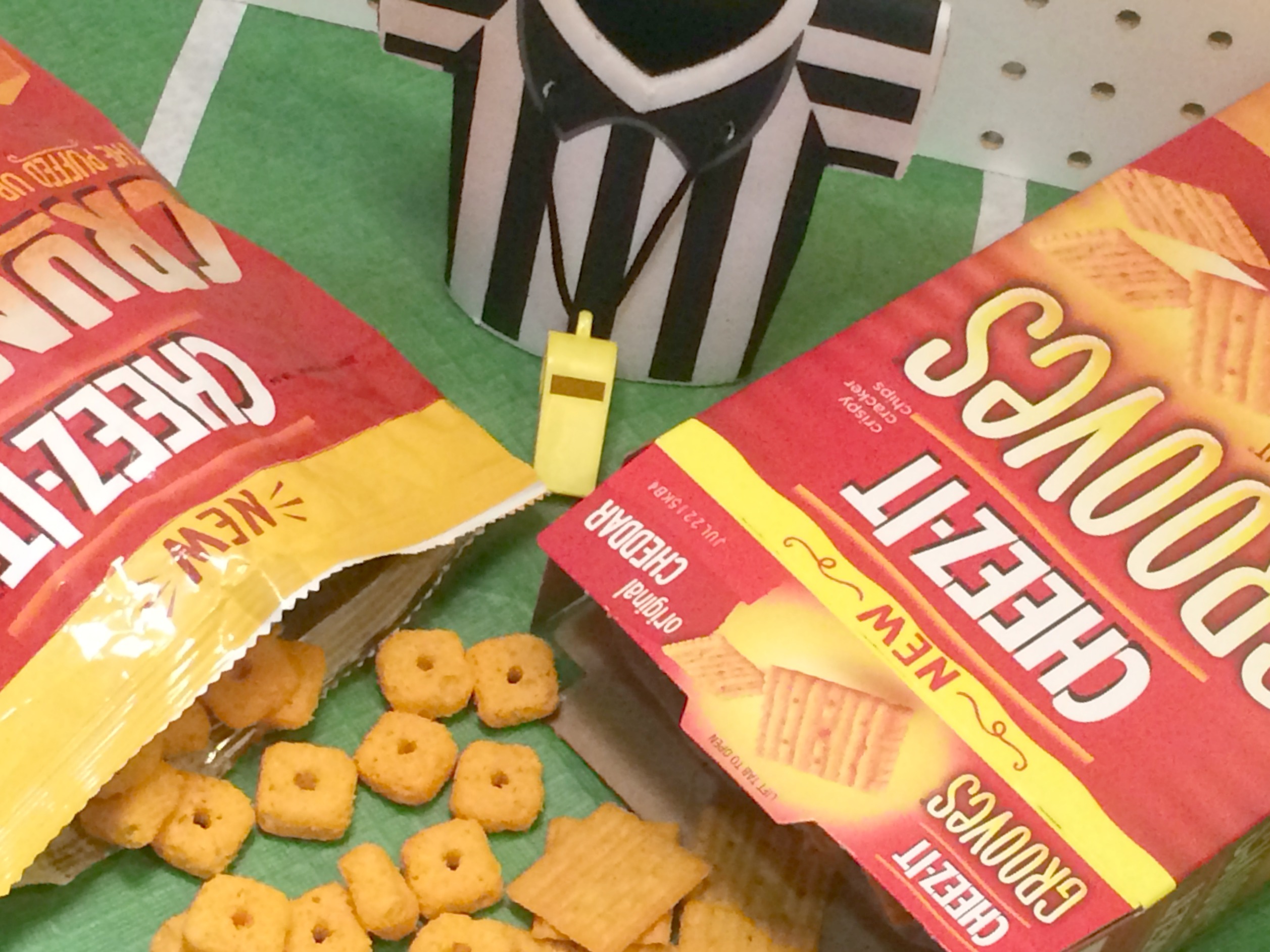 Score Big on Game Day with CheezIt and Chocolate Dipped "Football