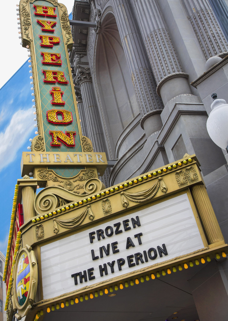‘FROZEN – LIVE AT THE HYPERION’ – “Frozen – Live at the Hyperion,” a new musical based on the Walt Disney Animation Studios film “Frozen,” will open at the Hyperion Theater at Disney California Adventure Park on May 27, 2016. The new musical at the Disneyland Resort will immerse audiences in the emotional journey of Anna and Elsa in an entertaining musical adaptation that includes elaborate costumes and sets, special effects, new technologies, show-stopping production numbers and unique theatrical surprises. (Paul Hiffmeyer/Disneyland Resort)