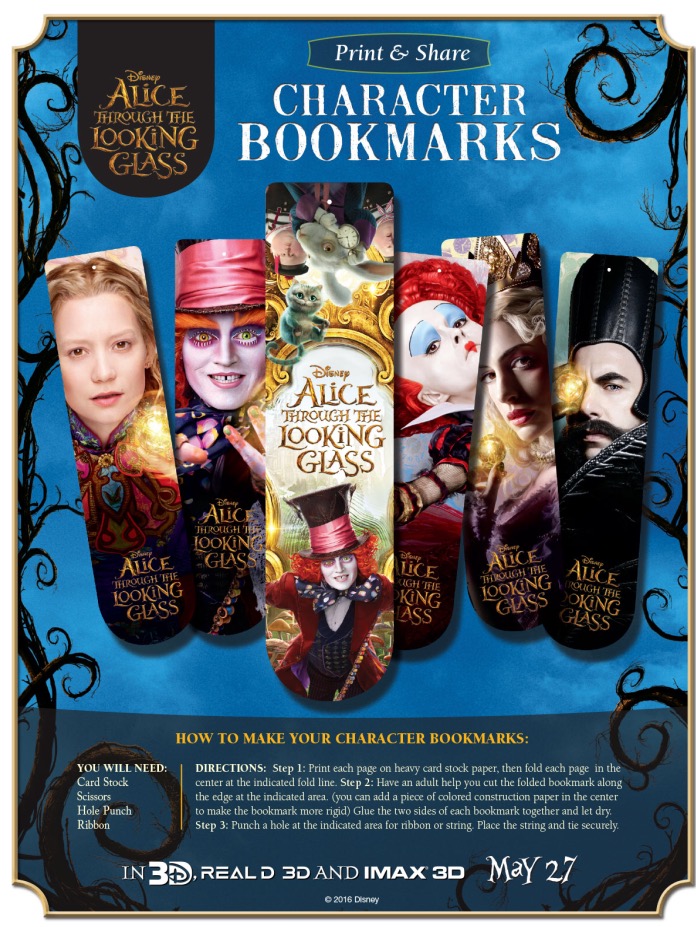 alice-through-the-looking-glass-bookmarks