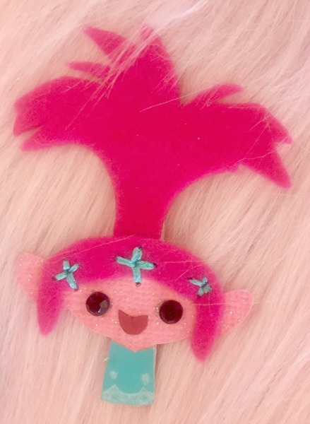 Trolls Pink Felt Christmas Stocking (16) and Felt Elf Hat Dreamworks