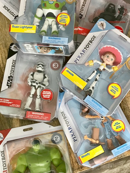 disney store toybox action figures